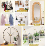88Pcs Heavy Duty Picture Hanging Wire Kit, Include 50Ft Stainless Steel Wire Picture Hanging for Photo Mirror Frame, up to 110lbs, D Ring, Picture Hangers, Screws, Hanging Hooks, Nails, Level