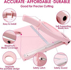12" Guillotine Paper Cutter,Paper Trimmer Accurate Cutting with with Safety Protection and Blade Lock,12 Sheets Capacity, Perfect for Cardstock, Cardboard, Photos, Vinyl, Crafts,Scrapbooking