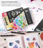 ARTEZA Watercolor Paint Pens, 24 Watercolor Brush Pens with Flexible Nylon Brush Tips, Paint Markers for Artists, and Beginners
