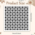 CHGCRAFT Daily Simple Plaid Style Polymer Clay Texture Sheets Geometric Pattern Silicone Texture Stamp Clay Texture Mat Modeling Pattern Pad Sheets for Jewelry and Earrings Tools, 5.5x5.5 inch