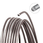 The Beadsmith Wire Elements Craft Wire – Tarnish Resistant, Soft Temper, Round, Stainless-Steel Color – 1mm, 18 Gauge, 7 Yard Spool – Jewelry Making, Wire Wrapping, Floral, & Other DIY Crafts