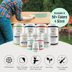 Chalky Chicks All-in-One Chalk Paint for Furniture or Cabinet - 4 Fl Oz - Matte Finish Wintergreen (Mint) for Metal, Wood Furniture Paint - No Sanding All-in-One for Home Decor & Crafts, USA Made