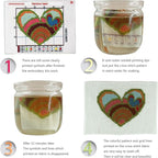 Maydiyer 11CT Stamped Cross Stitch Kits Pre-Printed Embroidery Kit, DMC Threads Needlework Sets-Cactuses 16.9×17.7 inch