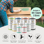 Chalky Chicks All-in-One Chalk Paint for Furniture or Cabinet - 16 Fl Oz - Matte Finish Wintergreen (Mint) for Metal, Wood Furniture Paint - No Sanding All-in-One for Home Decor & Crafts, USA Made