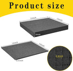 DECOHS 4 PCS Pick Apart Foam Insert- 2 Size Pick and Pluck Foam- Pluck Pre Cube Sheet Foams with Bottom Use for Board Game Box Cases Storage Drawer (Length 12 Inch)