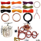 Wire Craft Kit for Adults, Teens Halloween DIY Wire Art Crafts Set for Home Gatherings, Birthday Party Group, Holiday Parties, Women Birthday, Mother's Day Gifts, Handmade Home Decor (Halloween)