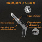 Foam Cutter Electric Hot Knife, 300W Styrofoam Cutting Tool, 4-in-1 Kit for Cutting Foam Board Insulation, EPP, EPS, XPS, EVA, EPE, PU, KT Board, Sponge, Nylon