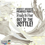 Pouring Masters Gold Interference Pearl Special Effects Acrylic Pouring Paint - Premium 32-Ounce Pre-Mixed Fluid Acrylic Paint - Fluid Art Supplies for Canvas, Wood, Paper, Tile & Rocks