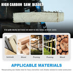 1 Pack 9 inch Reciprocating Saw Blades Set，3 TPI High Carbon Saw Blades for Wood Cutting ，Saw Blades with Organizer Case (1, 3T/9inch)