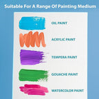 KEFF 32-Pack Bulk Canvas for Painting, 8 of 5x7, 8x10, 9x12, 11x14 Canvas Boards for Painting, Art Supplies for Adults & Kids - 100% Cotton Primed Painting Canvas for Acrylic, Oil, Watercolor, Tempera
