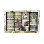 Vintage Washi Tape Set - 24 Rolls Arts Adhesive Tapes Assorted Retro Decorative Masking Tape Sets for Craft, Kids, Scrapbook, DIY, Gift Wrapping (10-Countryside Charm)