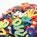 Outus Felt Letters Stickers Self-Adhesive Alphabet Letters for Kids DIY Craft 500 Pieces, 1 Inch Assorted Colors