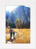 6x8 Mat for 8x10 Frame - Precut Mat Board Acid-Free White 6x8 Photo Matte Made to Fit a 8x10 Picture Frame, Premium Matboard for Family Photos, Show Kits, Art, Picture Framing, Pack of 100 Mats