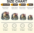 Wooden Puzzles for Adults, Spring Flower Wooden Jigsaw Puzzle for Adults, 100 Piece Unique Animal Shape Wood Puzzles Adult, Birthday Party Gifts for Friends & Family Game Home Decor (S-8.5 * 8.3in)