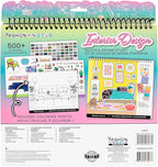 Fashion Angels Interior Design Sticker Stylist - 20 Style Boards with 14 Sticker Sheets - Interior Design Set for Kids - Room Design Kit for Girls - 550+ Aesthetic Room Decor Stickers - Ages 6 and Up