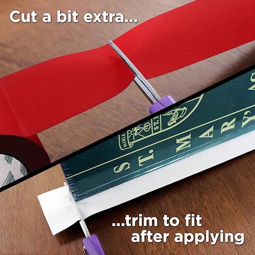BookGuard 2 inch Premium Bookbinding Repair Cloth Tape, 15 Yard Roll, Red