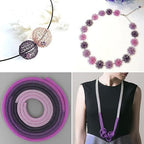 328FT Jewelry Wire 26 Gauge Tarnish-Resistant Copper Beading Wires Roll Bulk for DIY Crafts Jewelry Making, Purple Wire