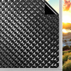 Qualsen Blackout Window Film, 𝟑𝐃𝐕𝐢𝐬𝐮𝐚𝐥𝐀𝐩𝐩𝐞𝐚𝐥 100% Light Sun Blocking Privacy Film for Glass Windows, Removable No Glue Black Out Window Tint for Home Day Sleep Garage 35.4×78.7inch