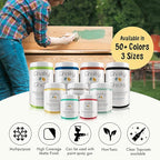 Chalky Chicks All-in-One Chalk Paint for Furniture or Cabinet - 16 Fl Oz - Matte Finish Tuscany (Yellow) for Metal, Wood Furniture Paint - No Sanding All-in-One for Home Decor & Crafts, USA Made