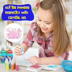 Kiditos Magic Water Elf Toy Kit–Squishies for Kids, 24 Gels+6 Glitter Powders&20 Molds, Magic Gel Water Pets Sensory Toy, Fun DIY Craft Kit, Party Favors, Birthday & Christmas Gifts for Kids Ages 3+
