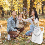 Bubble Machine for Kids Toddlers,Automatic Bubble Blower,Portable Adjustable Angle Bubble Maker,Bubbles Toy for 3 4 5 6 7 Year Old Boy Girl,Outdoor Party Birthday Easter Baskets Stuffers Gifts