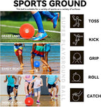 8.5 Inch Kickball Set, Dodgeballs 6 Pack,12 Pack,Playground Balls for Kids&Adults, Bouncy Balls Includes Pump and Storage Bag, Handball for Outdoor & Indoor Games, Boys and Girls Gift with Gift Box
