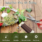 Floral Wire, 38 Yards 114 Ft 22 Gauge Metal Wire for Crafts, Flexible Wreath Flower Thin Craft Wire for Ornaments Ribbon Making DIY, Coffee