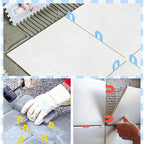 Horseshoe Shim Tile Spacers 1/8 Inch Tile Spacers U Shape Plastic Shims for Tile Leveler Spacers (1/8 Red 1000 pieces)