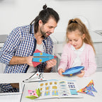 MOBYKE 238 Sheets Origami Paper, Oragami kit for Kids ages with 54 Patterns Projects, Double Sided Colored Blank Orgami Bulk Folding Book, Square Craft Patterned Papers Gift Set for Beginners Boy Girl