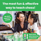 Story Time Chess - Chess Sets for Kids, Kids Chess Set, Chess Game Toddlers, Learning Games for Kids, Chess Sets for Boys & Girls