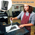 Yeaqee 8 Pcs Mixed Sizes Linoleum Block Rubber Carving Block Soft Linocut Blocks Large Linoleum Sheet Unmounted Lino Plates for Engraving Art Project Printmaking Artist Studio Supplies, Gray