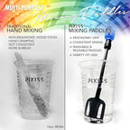Resin Mixer Epoxy Mixer Paddles - 12 Plastic Pixiss Multipurpose Bidirectional Paint Stirrer for Drill Epoxy & Paint Mixer Drill Attachment - Paint Stirrers Epoxy Stirrer - Paint Mixer for Drill