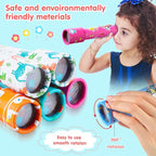 Chivao 20 Pcs Classic Kaleidoscopes Educational Toys for Party Favors Fun Kaleidoscope Toy for Stock Stuffers Bag Fillers Birthday Party School Classroom Prizes, Random Colors (Flamingo)