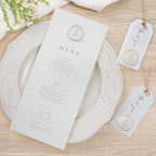 PONATIA Ivory Wax Seal Stickers - Wedding Envelope Seal Stickers, 50 Pcs Self- Adhesive Wax Seals, Perfect for Invitation Cards, Christmas Cards, Gift Wrapping, Party Menu Decor
