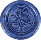 Blue Sealing Wax Sticks, Yoption 5 Pcs Totem Fire Manuscript Wax Seal Sticks with Wicks for Wax Seal Stamp (Navy Blue)