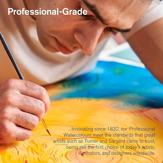 Winsor & Newton Professional Watercolor, 5ml (0.17-oz) Tube, Cadmium Orange