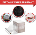 Stretch Wrap Industrial Strength 4 Pack 17.5" 1100 SqFt 80 Gauge Extra Thick (20 Micron) Shrink Wrap Roll for Moving Supplies, Furniture, Pallets, Plastic Wrap for Packing, Heavy Duty Stretch Film