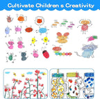 MoloTAR 8 Colors Rainbow Washable Large Ink Pads for Rubber Stamps Kids (Pack of 8)