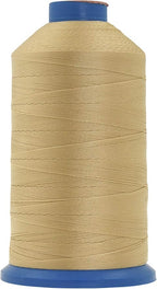 Mandala Crafts Bonded Nylon Thread Tan Heavy Duty Sewing Threads - 800 YDs Size 277 840D T270 Tex 270 Thread for Leather Jeans Weaving Outdoor Marine Upholstery Threads