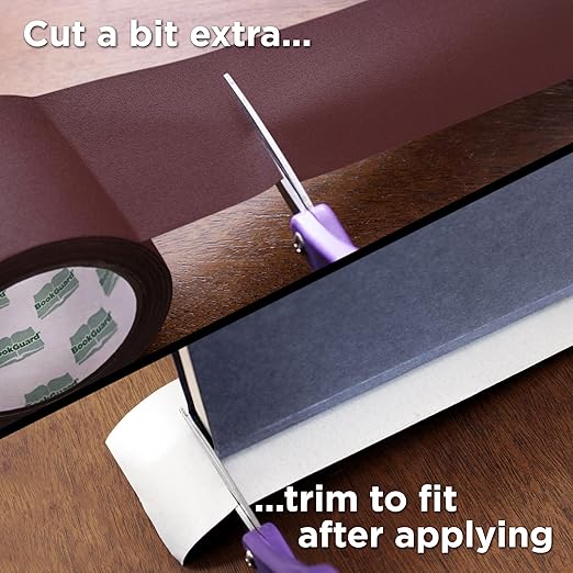 BookGuard 3 inch Premium Bookbinding Repair Cloth Tape, 15 Yard Roll, Burgundy