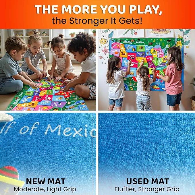 QUOKKA USA Felt Board for Kids 3-5 Years Old - Social Emotional Preschool Learning Activities for Ages 3-5 - Educational Flannel Toy Speech Therapy Gift