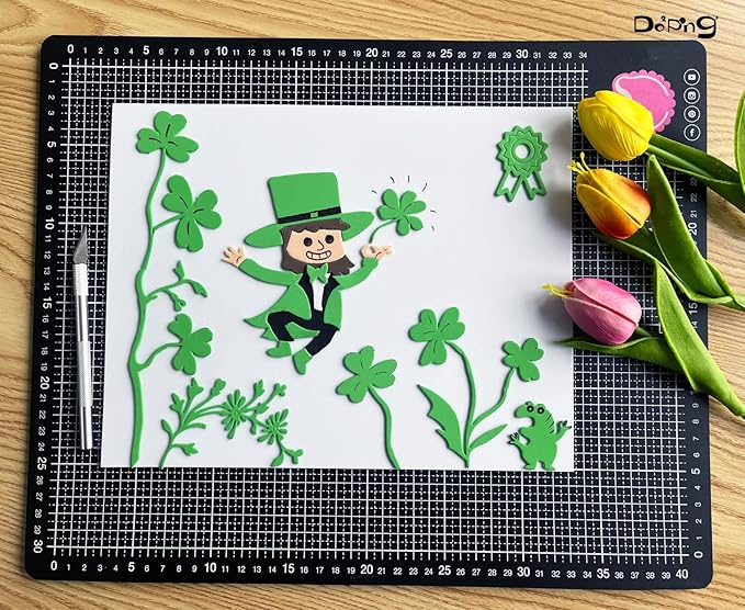 MEARCOOH Green Foam Sheets Crafts 9x12 Inch 2mm Eva Color Craft Foam Paper for Crafts Project Preschoolers Classroom Scrapbooking DIY Cosplay(10 Sheets)