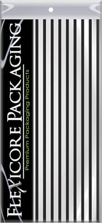 Flexicore Packaging Black Pin Stripe Print Gift Wrap Tissue Paper Size: 15 Inch X 20 Inch | Count: 100 Sheets | Color: Black Pin Stripe