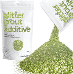 Hemway Glitter Grout Additive add Sparkle to Mosaic Tiles, Bathrooms, Wet Rooms, Kitchens, Tiled Based Rooms and Cement Based Grouts 100g / 3.5oz - Olive Green