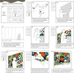 AFZEVEB-Colorful Graffiti Wallpaper Hand-Painted Ball Wall murals for Kids Room 159"x107"(Not Peel and Stick)