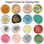Wax Seal Stick, Ioggtser 26 PCS Mini Glue Gun Wax Seal Stick for Wax Seal Stamp, Sealing Wax Sticks for Wedding Invitations, Cards, Envelopes (Milk White)