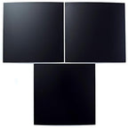 EAGLE 1: 12" x 12" 26 Gauge Sheet Metal Squares (3 Pack Per Order, Multiple Colors) Great for Arts, Crafts, DIY Home or Work Projects (12" X 12", Black)