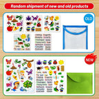 Felt Flannel Board Story Pieces for Toddlers Preschool,Kids Interactive Storytelling Teaching Play Kits for Flannel Board,with Words Felt Pieces(Insect Butterfly)