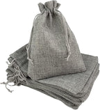 Palmhomee Pack of 25 Burlap Gift Bags with Drawstring Linen Jewelry Pouches Wedding Hessian Jute Bags for Birthday Jewelry and Treat Pouches Party Wedding Favors Gift Art and DIY Craft (7x9 Inch ,