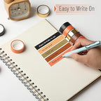 Mr. Pen- Washi Tape Set, 10 Rolls, Fiery Horizon, Decorative Tape Set, Colored Scrapbook Washi Tape for Journaling, Washy-Tape, Scrapbook Supplies